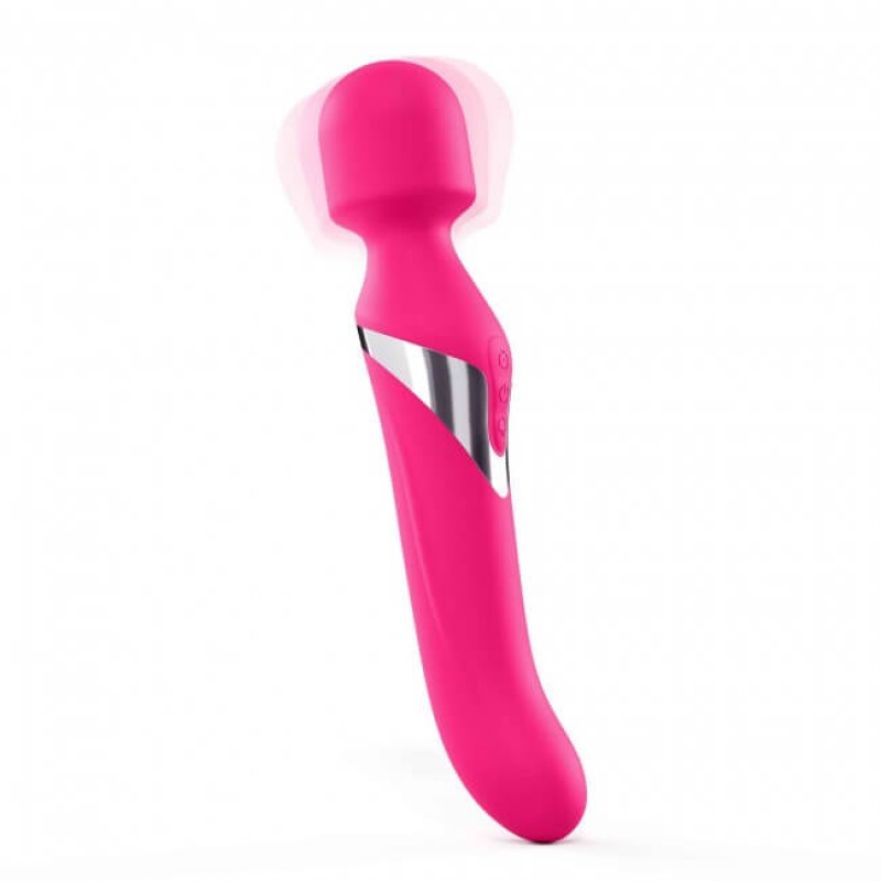 Dorcel Dual Orgasms - akkus, 2in1 masszírozó vibrátor (pink) 50869 termék bemutató kép
