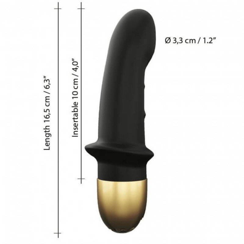 Dorcel Mini Lover 2.0 - akkus, G-pont vibrátor (fekete-arany) 50814 termék bemutató kép