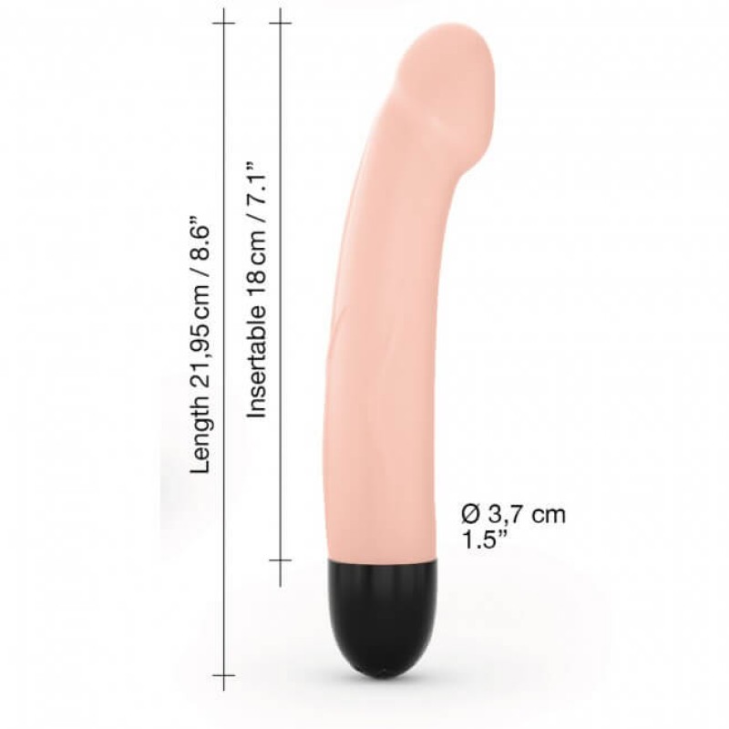 Dorcel Real Vibration M 2.0 - akkus vibrátor (natúr) 50741 termék bemutató kép