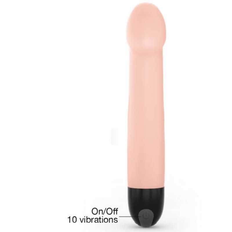 Dorcel Real Vibration M 2.0 - akkus vibrátor (natúr) 50743 termék bemutató kép