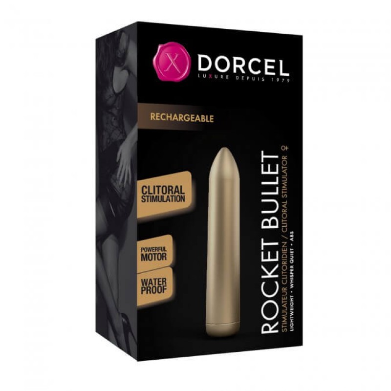 Dorcel Rocket Bullet - akkus rúdvibrátor (arany) 63319 termék bemutató kép