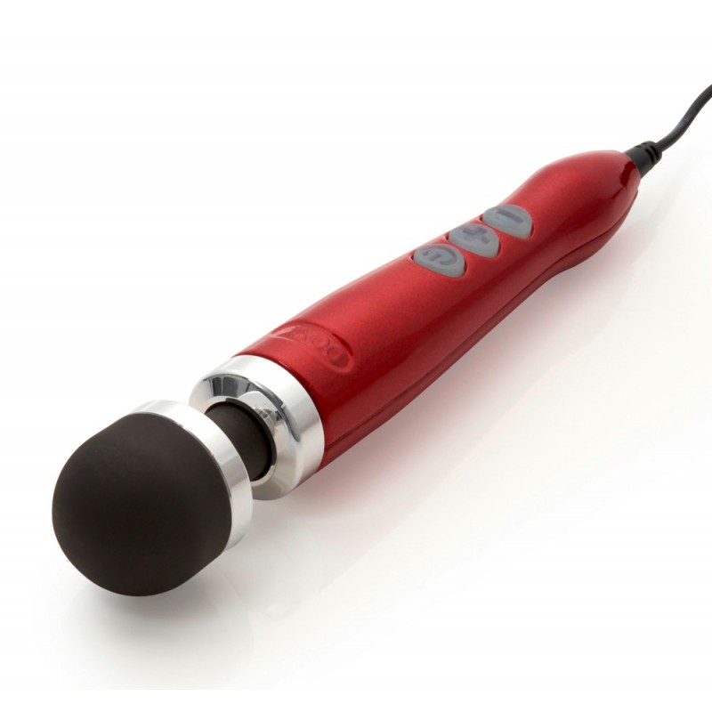 Doxy Die Cast 3 Wand - hálózati masszírozó vibrátor (piros) 73285 termék bemutató kép