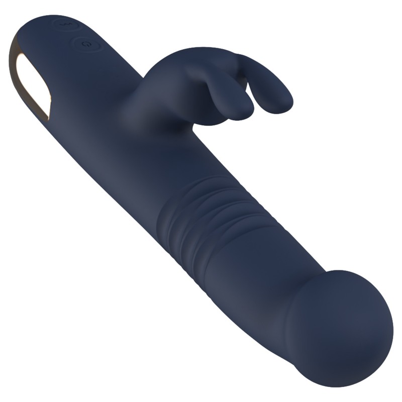 Dreamtoys Goddess Collection - lökő vibrátor (sötétkék) 139755 termék bemutató kép