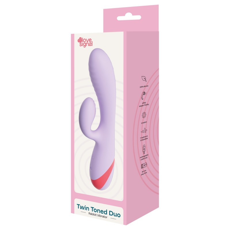 Dreamtoys Love Signal - csiklókaros vibrátor (lila) 144906 termék bemutató kép
