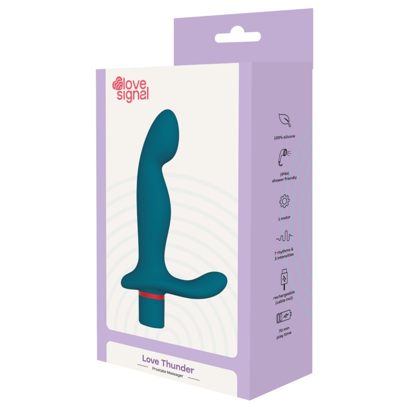 Dreamtoys Love Signal - prosztatamassírozó vibrátor (türkiz) 139800 termék bemutató kép