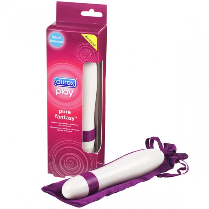 Durex Intense Pure Fantasy - rúdvibrátor (fehér) - 21635 termék bemutató kép