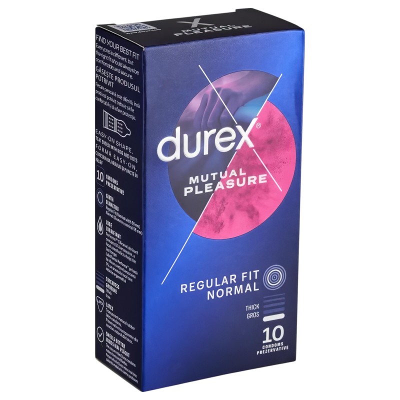 Durex Mutual Pleasure - késleltető óvszer (10 db) 130152 termék bemutató kép