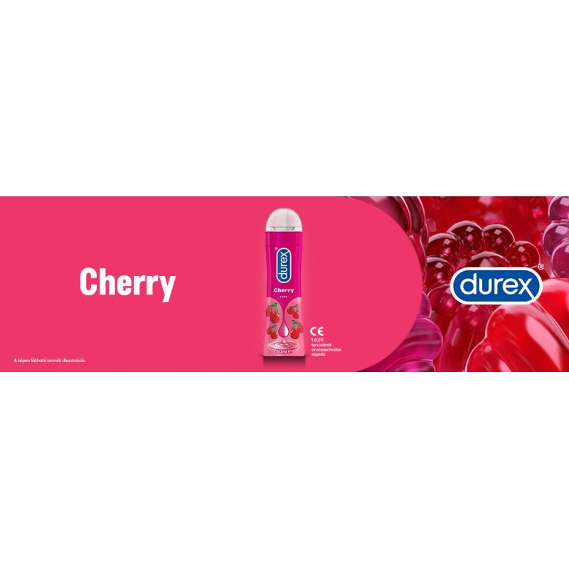 Durex Play Cherry - meggyes síkosító (50ml) 49586 termék bemutató kép