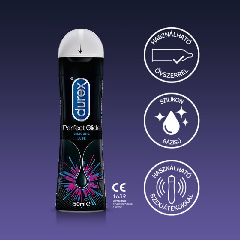 Durex Perfect Glide - szilikonos síkosító (50ml) 49461 termék bemutató kép