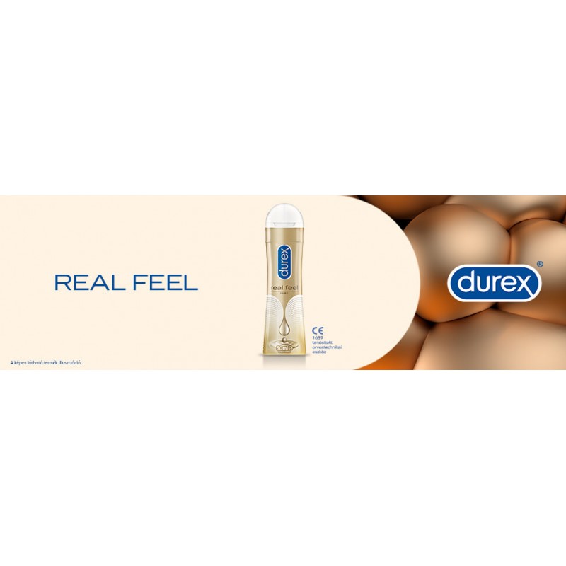 Durex Play Real Feel - szilikonos síkosító (50ml) 49459 termék bemutató kép