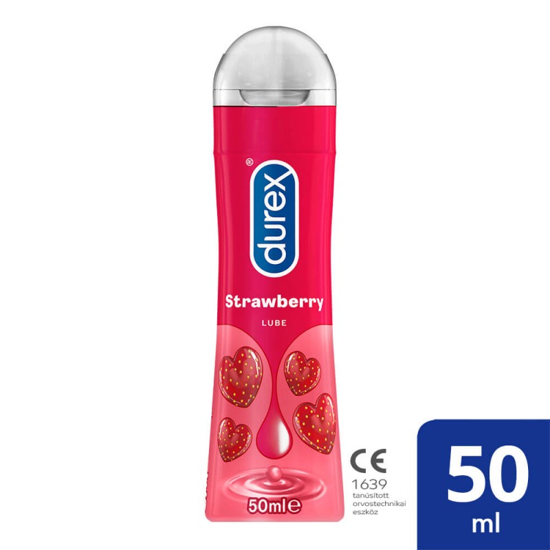 Durex Play Strawberry - epres síkosító (50ml) 49464 termék bemutató kép