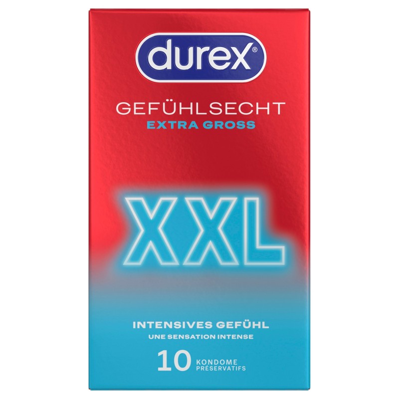 Durex - XXL óvszer (10db) 128445 termék bemutató kép