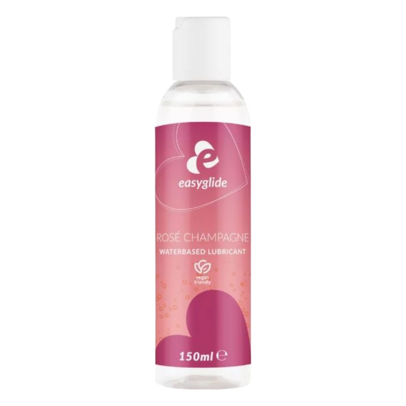 EasyGlide - ízesített vízbázisú síkosító - rosé pezsgő (150ml) 90891 termék bemutató kép