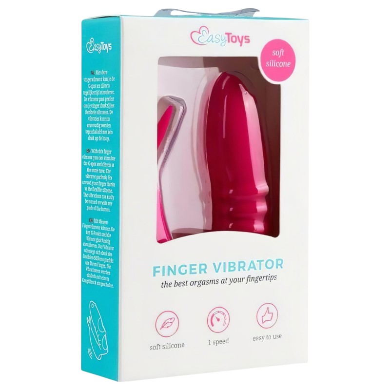 EasyToys Finger - 2in1 ujjvibrátor csiklóizgató (pink) 158755 termék bemutató kép
