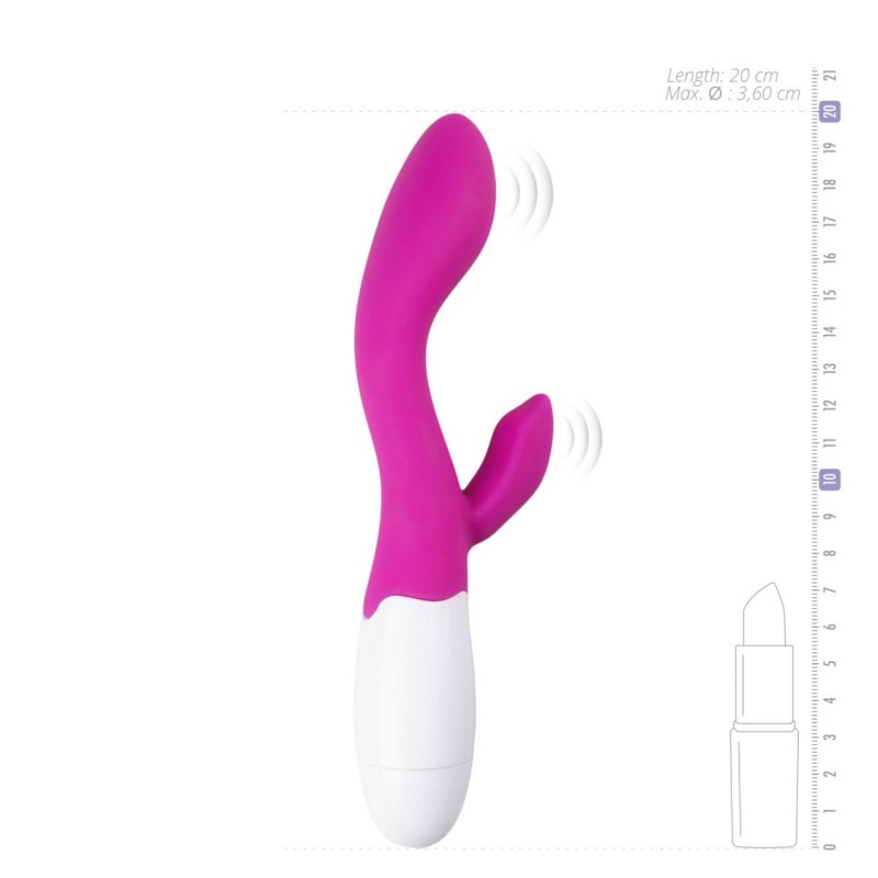 Easytoys Lily 2.0 - akkus, csiklókaros vibrátor (pink) 121741 termék bemutató kép