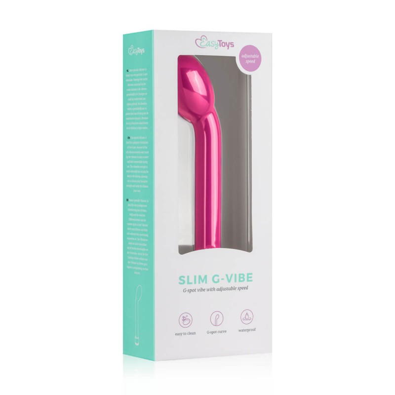 Easytoys Slim - G-pont vibrátor (pink) 73715 termék bemutató kép