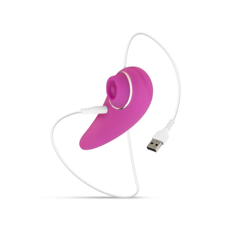 Easytoys Taptastic Vibe - akkus, vízálló csikló vibrátor (pink) 90025 termék bemutató kép