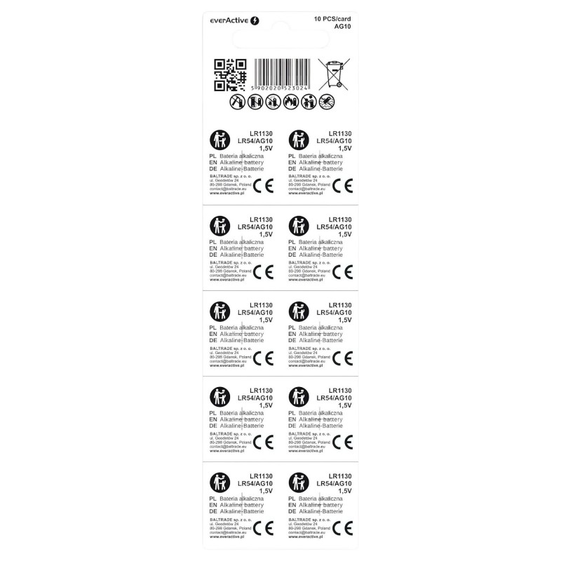 Elem - LR1130 LR54 - 10 db 134912 termék bemutató kép