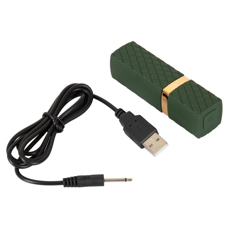 Emerald Love - akkus, vízálló rúzs vibrátor (piros) 47294 termék bemutató kép