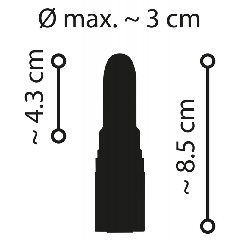 Emerald Love - akkus, vízálló rúzs vibrátor (piros) 47295 termék bemutató kép