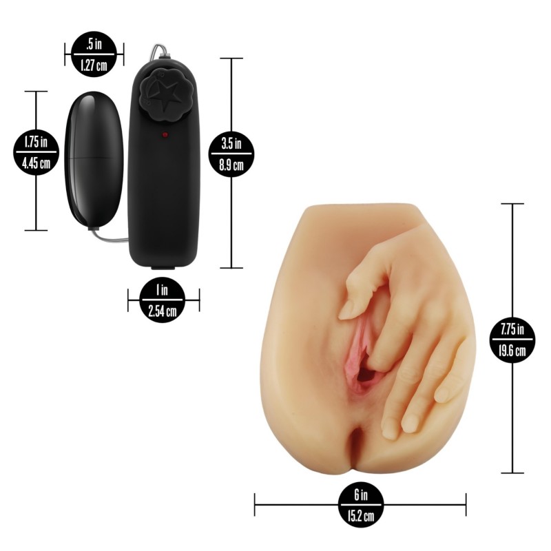 Enlust Selena - vibrációs műpunci MI képekkel (natúr) 128210 termék bemutató kép