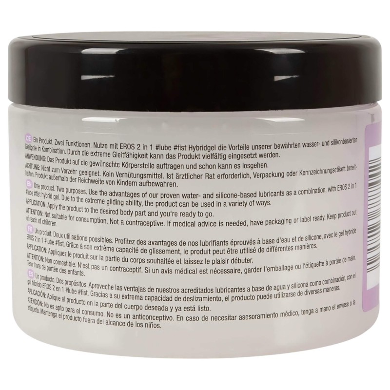 EROS 2in1 Lube & Fist - hibrid síkosító (500 ml) 133447 termék bemutató kép