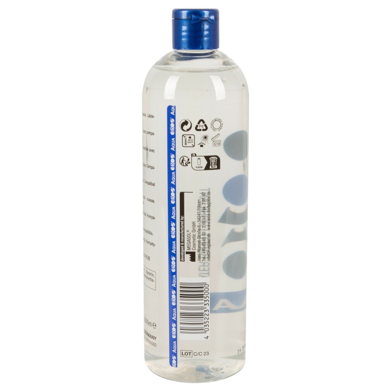 EROS Aqua - flakonos vízbázisú síkosító (500ml) 104528 termék bemutató kép