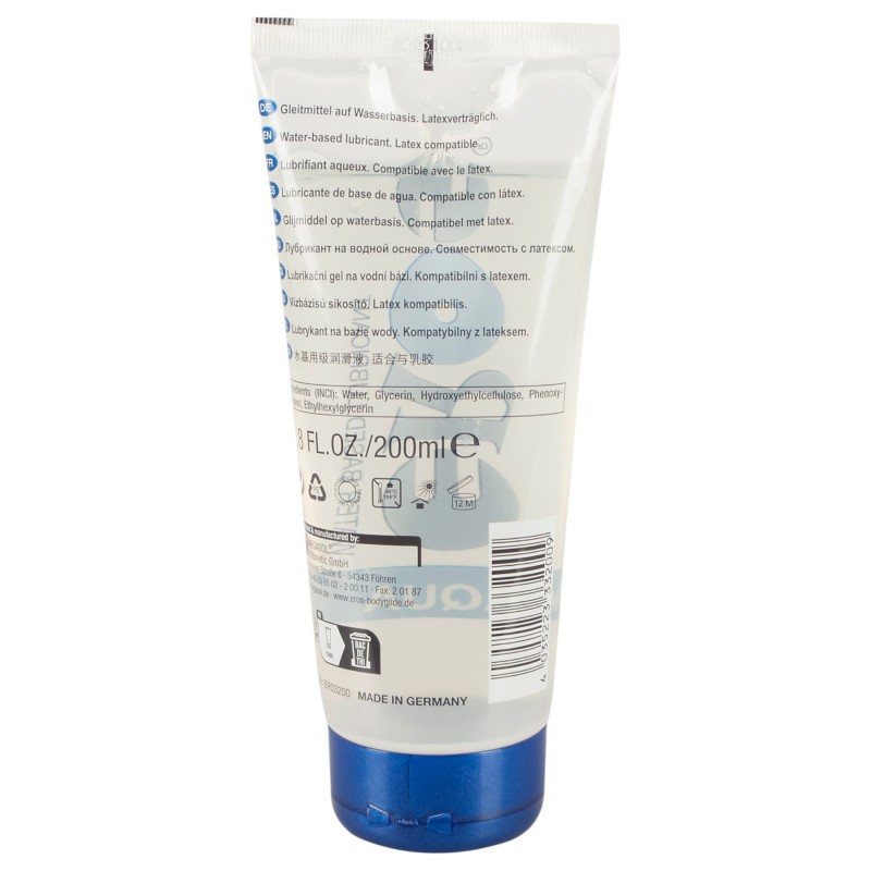 EROS Aqua - vízbázisú síkosító (200 ml) 130142 termék bemutató kép