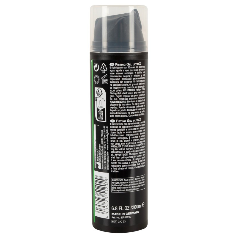 EROS Fisting - (öklöző) síkosító gél (200 ml) 130275 termék bemutató kép