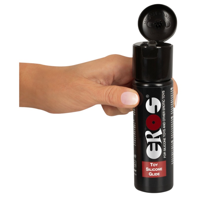 EROS szilikonos síkosító - szexjátékszerekhez (100 ml) 130308 termék bemutató kép