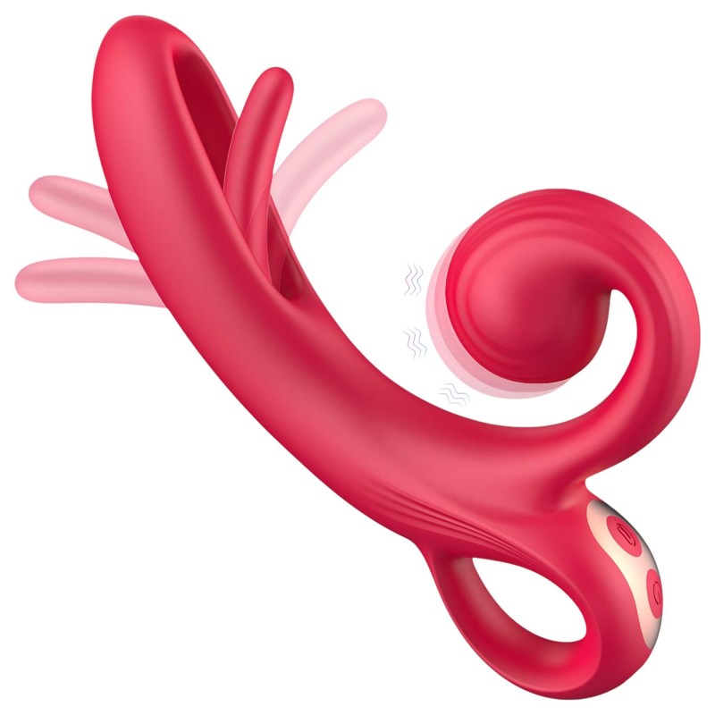 Erospace Sweet Play - csiklókaros vibrátor (piros) 170129 termék bemutató kép