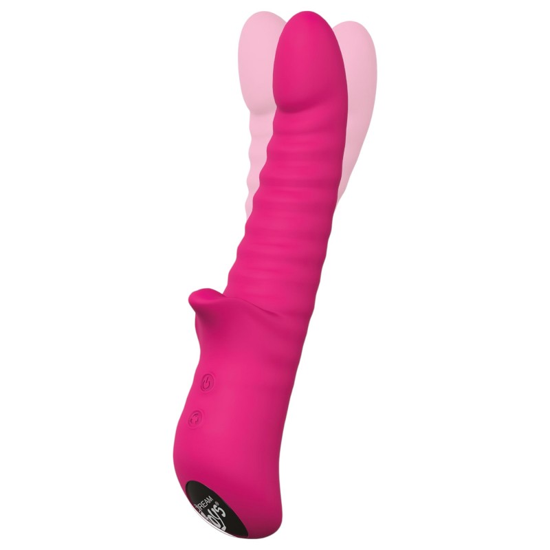 Essentials Honey Bear - forgó vibrátor (pink) 108139 termék bemutató kép