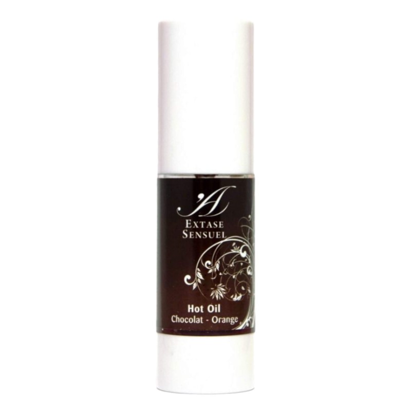 Extase Sensuel - melegítő masszázsolaj narancs-csokoládé (30 ml) 91583 termék bemutató kép