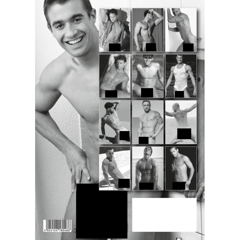 Meztelen férfi naptár - 2026 75046 termék bemutató kép