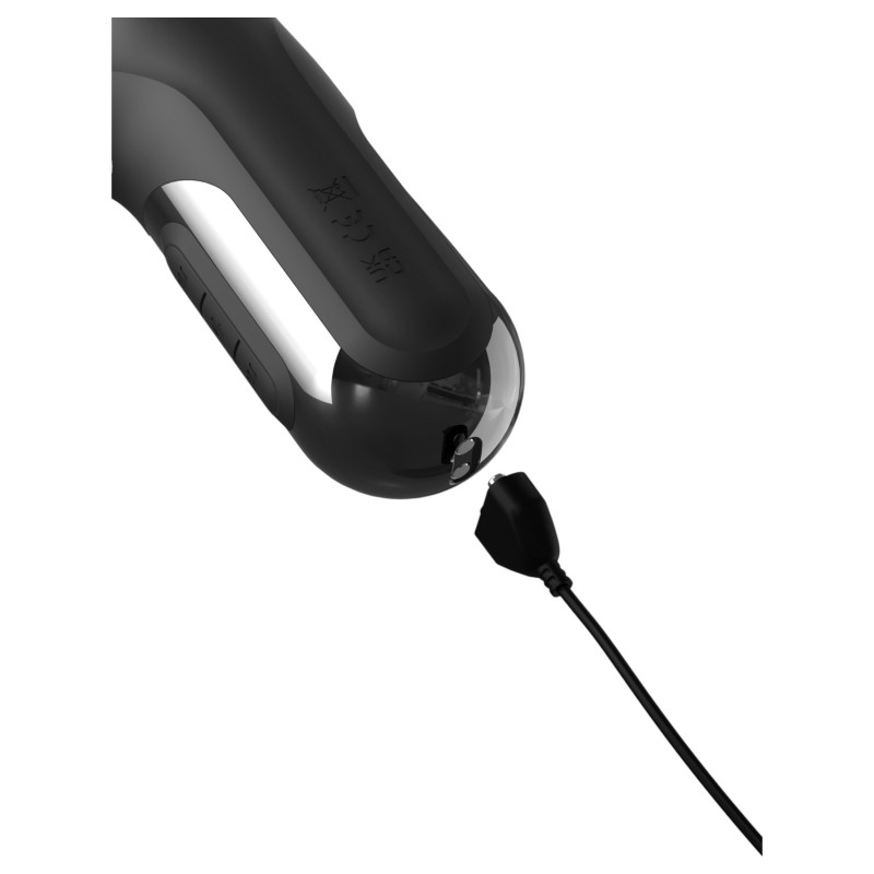 Fetish - 3 motoros lökő vibrátor (fekete) 119529 termék bemutató kép