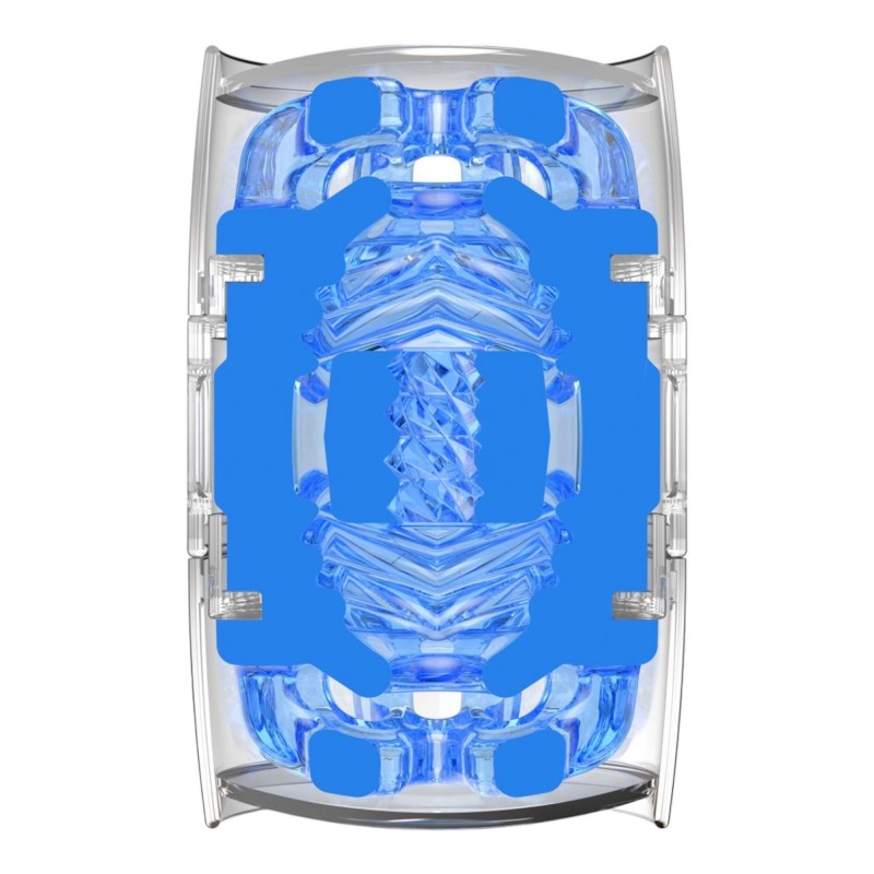 Fleshlight Quickshot Turbo - utazó maszturbátor (kék) 90353 termék bemutató kép