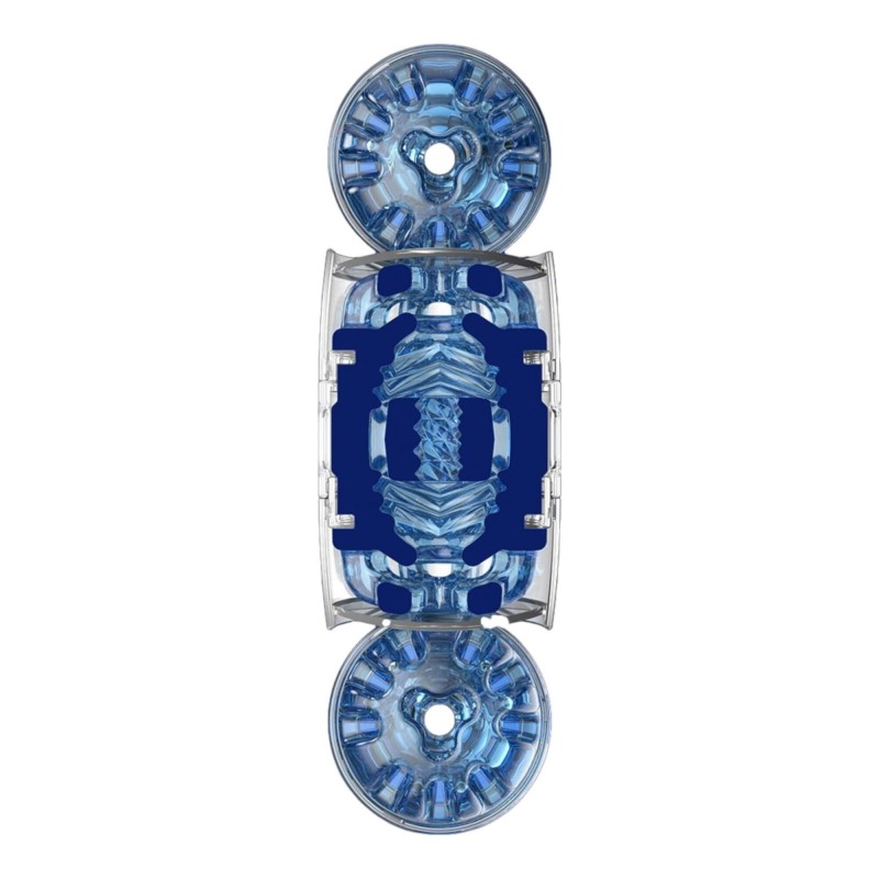 Fleshlight Quickshot Turbo - utazó maszturbátor (kék) 90354 termék bemutató kép
