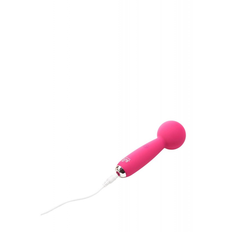 Flirts Travel Wand - akkus, mini masszírozó vibrátor (pink) 53921 termék bemutató kép