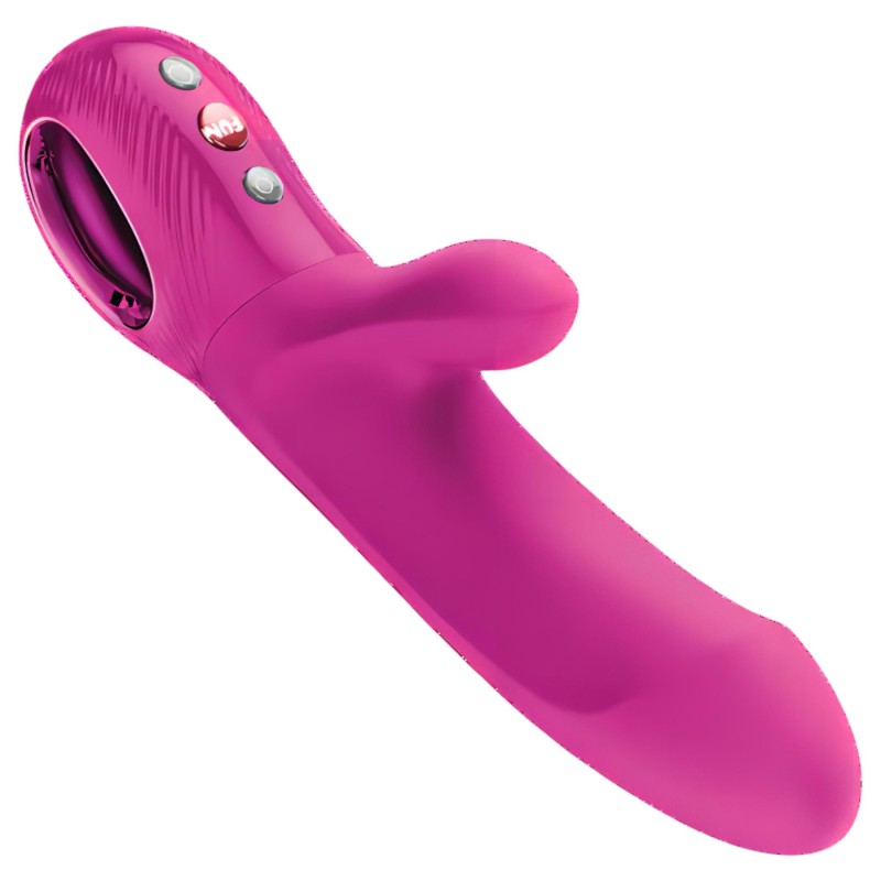 Fun Factory Bi Stronic Embrace - lökő csiklókaros vibrátor (rózsaszín) 148603 termék bemutató kép