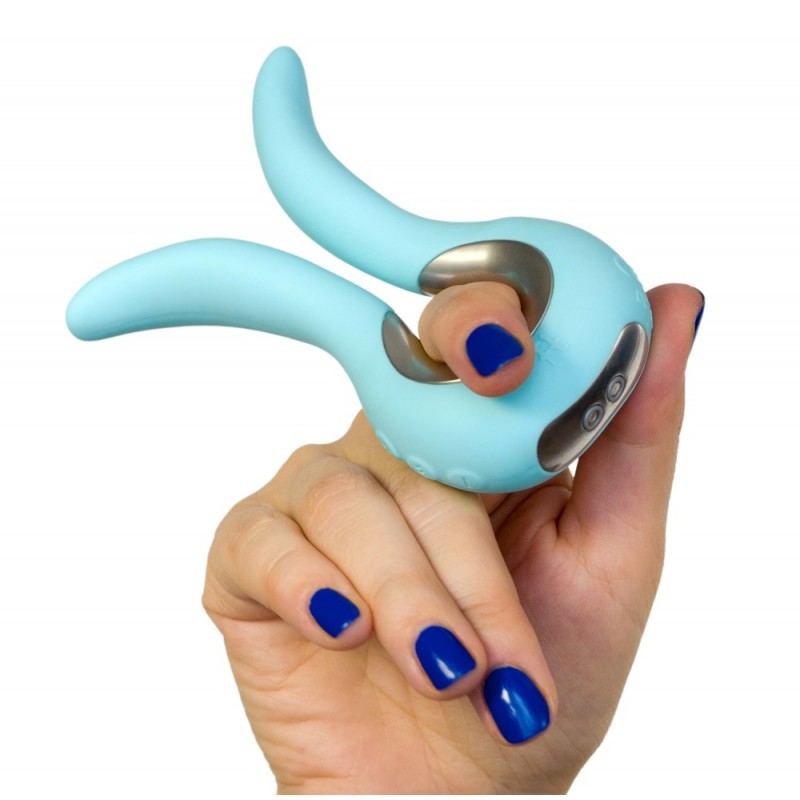 G-vibe Mini - USB-s szilikon vibrátor (menta) 970 termék bemutató kép