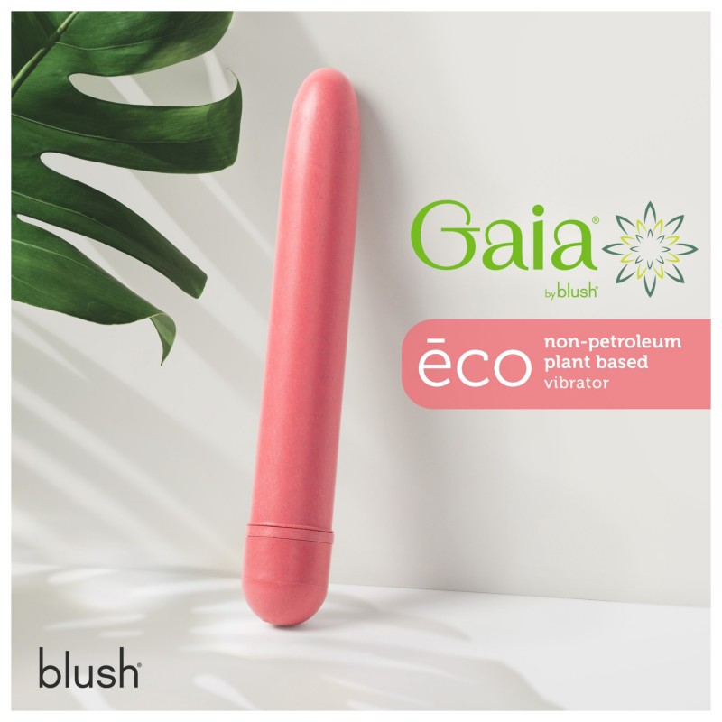 Gaia Eco L - pink környezetbarát, biolebomló rúdvibrátor (nagy) 160804 termék bemutató kép