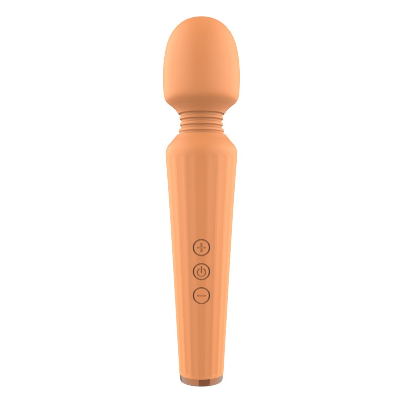 Glam - akkus wand masszírozó vibrátor (narancs) 95204 termék bemutató kép