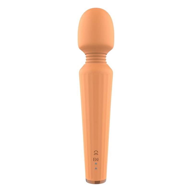 Glam - akkus wand masszírozó vibrátor (narancs) 95205 termék bemutató kép