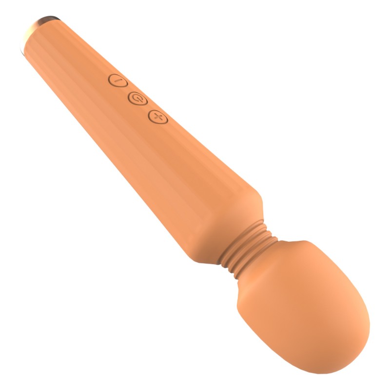 Glam - akkus wand masszírozó vibrátor (narancs) 95209 termék bemutató kép