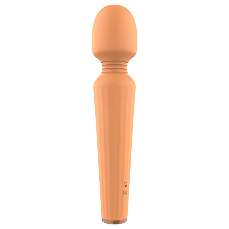 Glam - akkus wand masszírozó vibrátor (narancs) 154582 termék bemutató kép