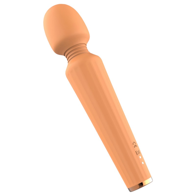 Glam - akkus wand masszírozó vibrátor (narancs) 154583 termék bemutató kép