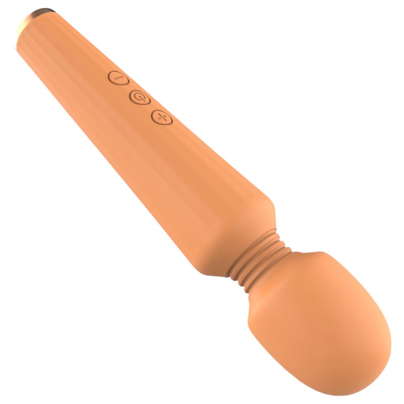 Glam - akkus wand masszírozó vibrátor (narancs) 154585 termék bemutató kép