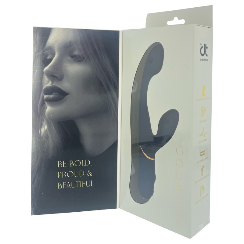 Goddess - bólintó csiklókaros vibrátor (sötétkék) 139922 termék bemutató kép