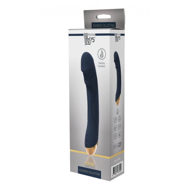 Goddess Boreas - akkus, melegítő G-pont vibrátor (kék) 78327 termék bemutató kép