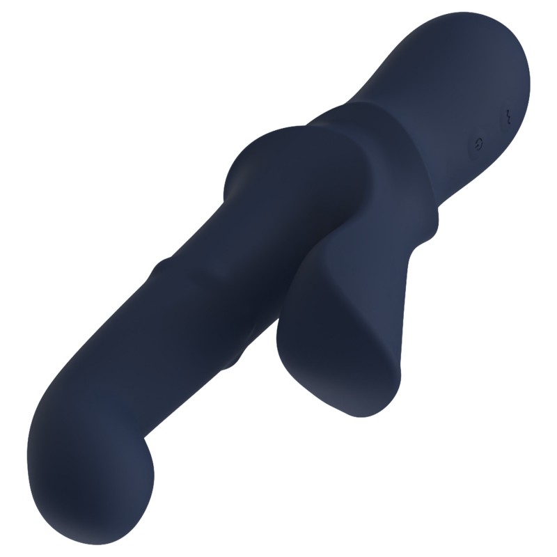 Goddess Iris - gyöngyös csiklókaros vibrátor (kék) 139873 termék bemutató kép